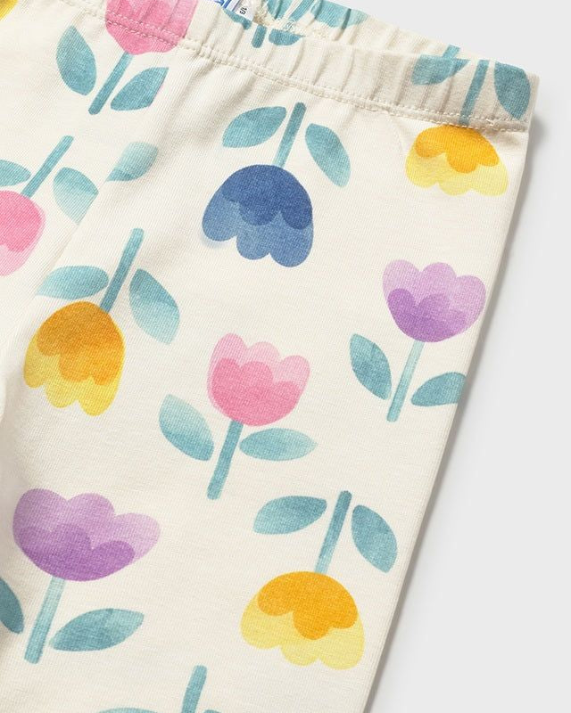 Leggings neonata Mayoral con motivo tulipani Mayoral 6 Mesi 68cm