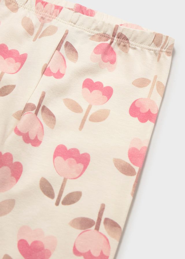 Leggings neonata tulipani rosa Mayoral Mayoral 6 Mesi 68cm