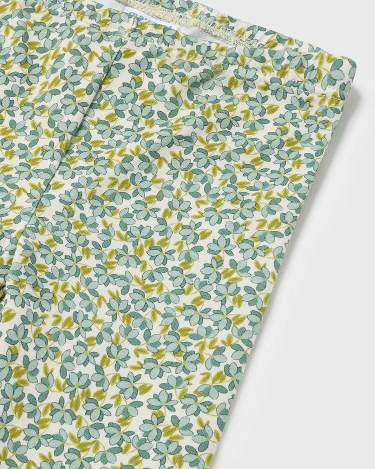 Leggings stampato neonata Mayoral floreale smeraldo Mayoral Smeraldo