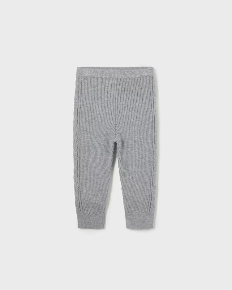 Leggins costine neonata Mayoral grigio acciao Mayoral Grigio