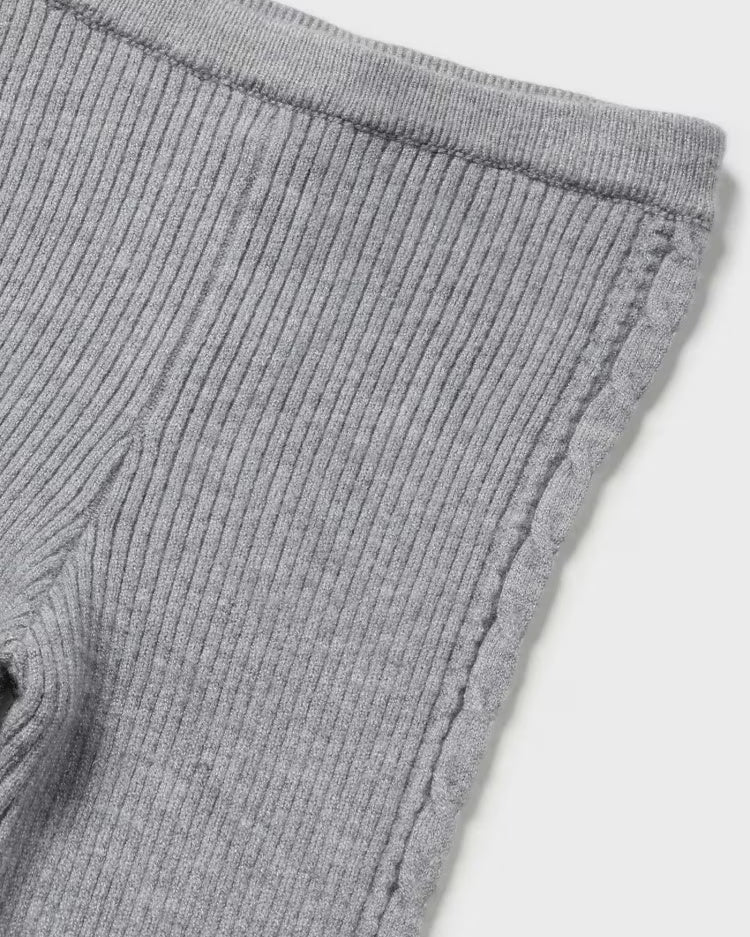 Leggins costine neonata Mayoral grigio acciao Mayoral Grigio