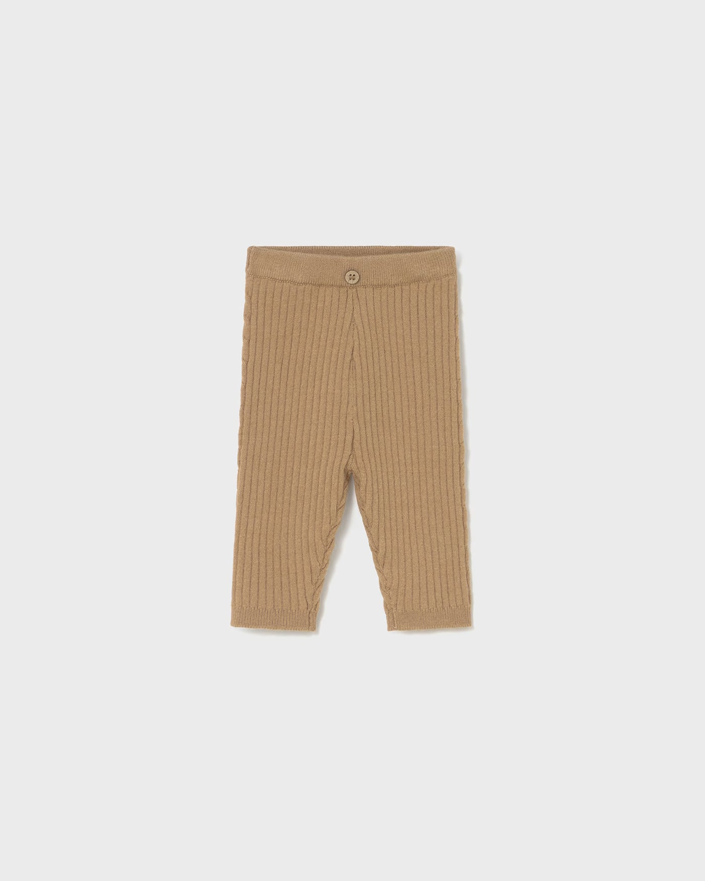 Leggings costine in maglia neonata Mayoral Newborn caramello Mayoral 0-1 Mesi 55cm