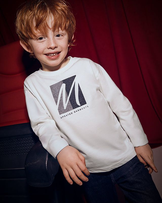 Maglietta bambino Mayoral applicazione M panna Mayoral 2 Anni 92cm