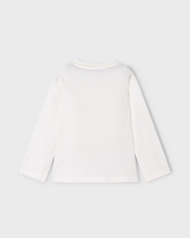 Maglietta bambino Mayoral applicazione M panna Mayoral 2 Anni 92cm