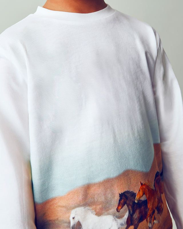 Maglietta bambino Mayoral Cavalli bianca Mayoral 2 Anni 92cm