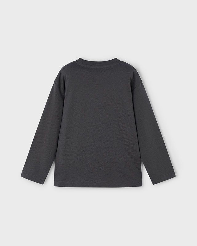 Maglietta bambino Mayoral dinosauro triceratopo grigia Mayoral 2 Anni 92cm