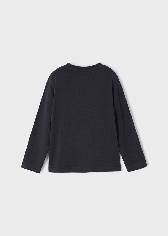 Maglietta bambino Mayoral Orso grigia graffite - ErreGiModaBimbo