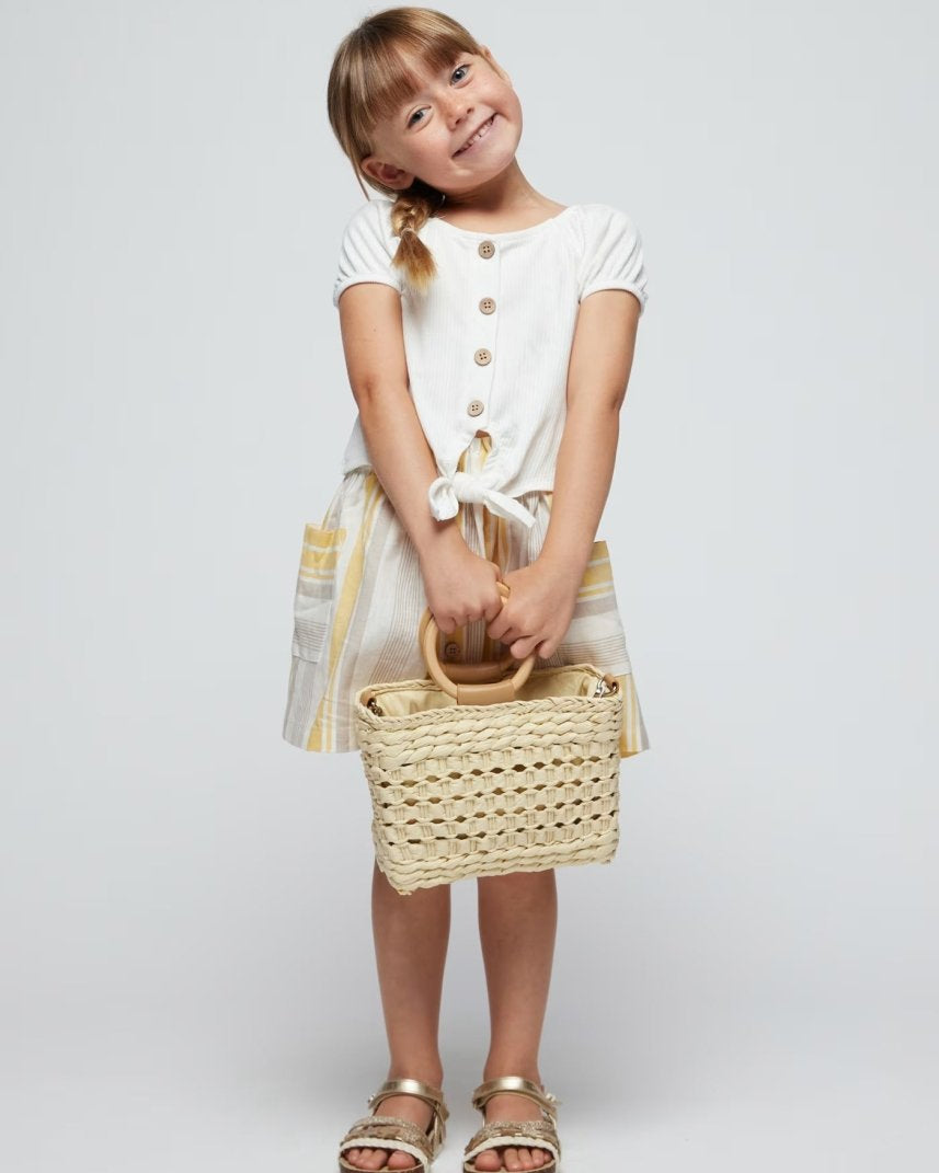 Maglietta canalè bambina Mayoral panna Mayoral Panna