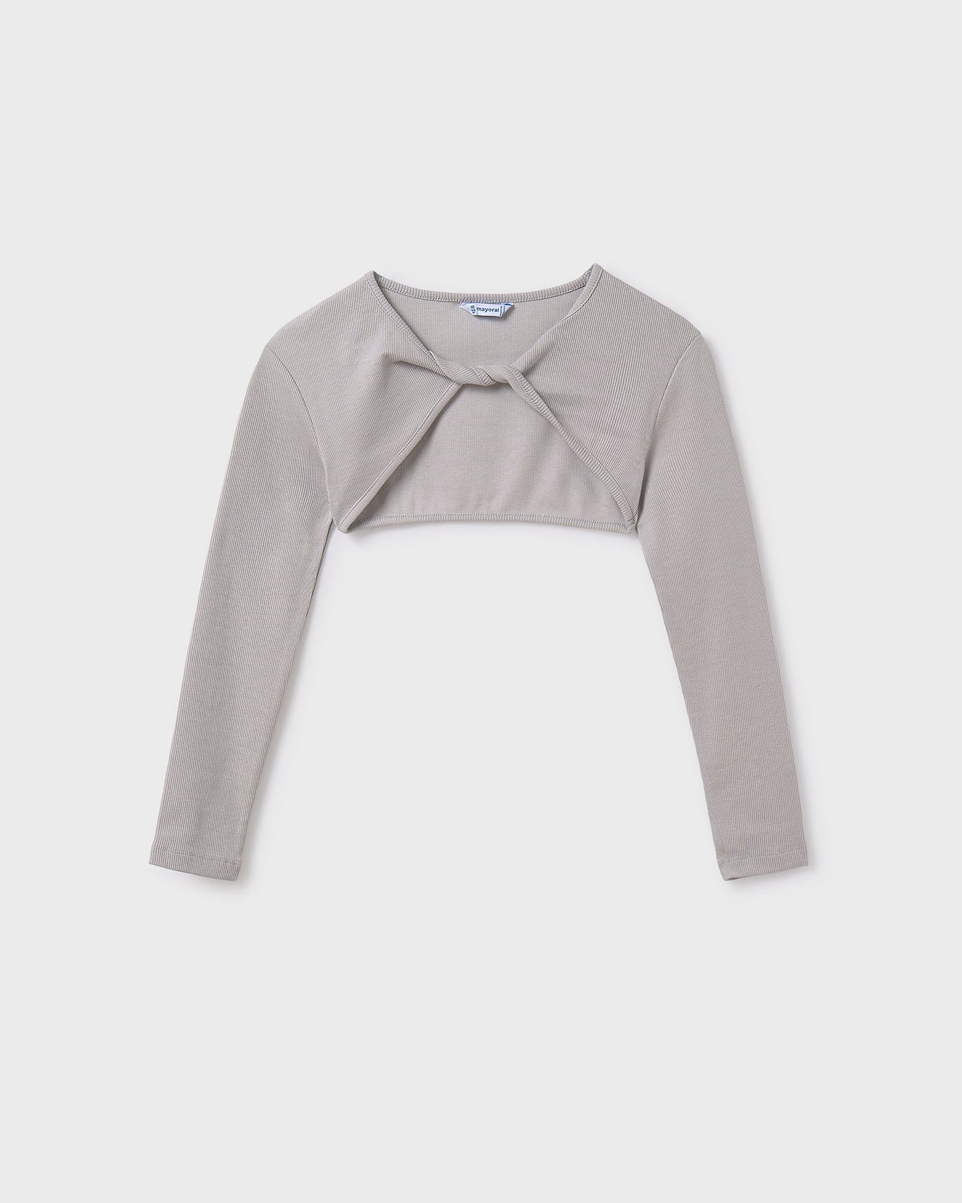 Maglietta con cardigan bolerino ragazza Mayoral grigio Mayoral Grigio