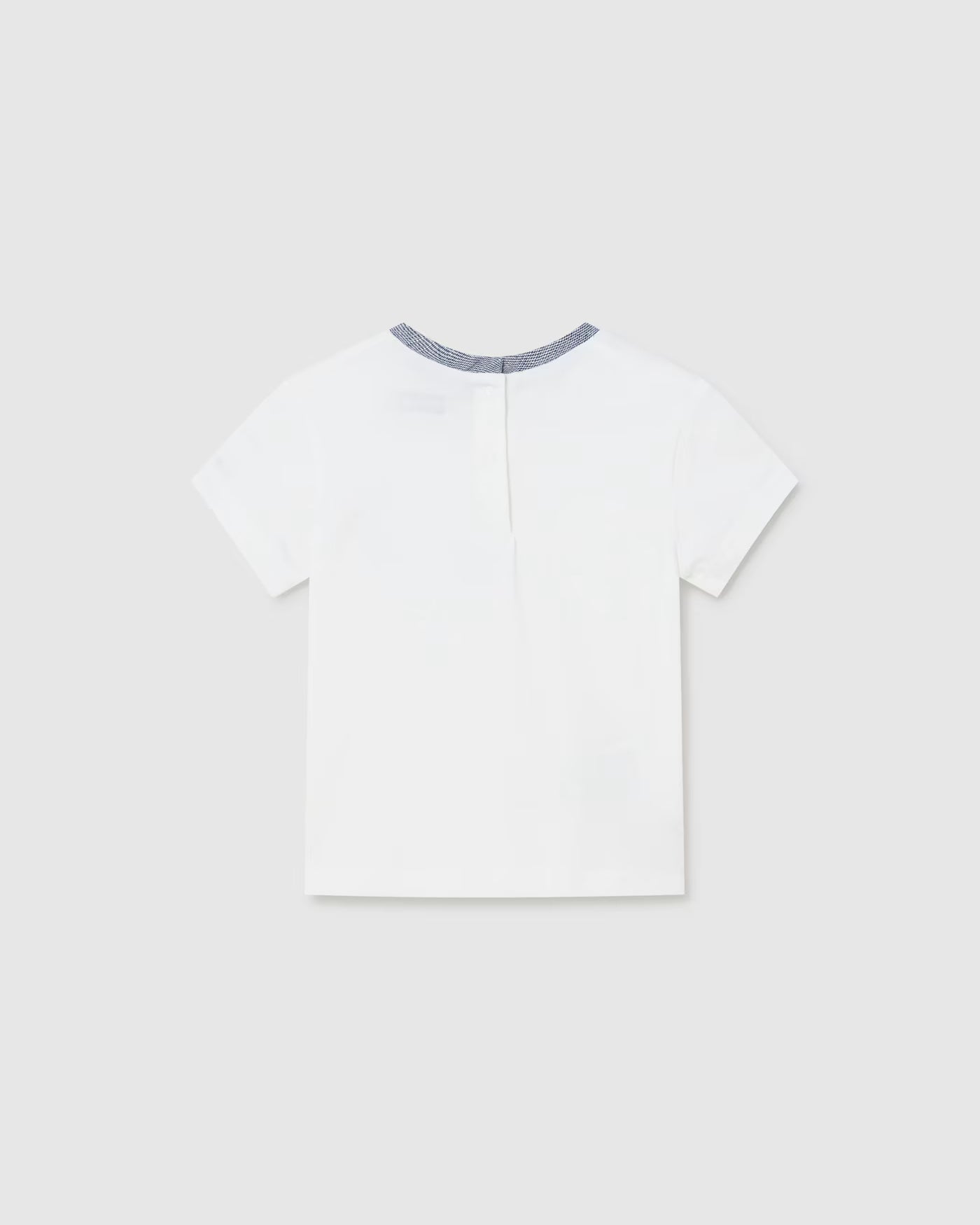 T-shirt fresco cotone neoanto Mayoral taschino righe Mayoral Bianco