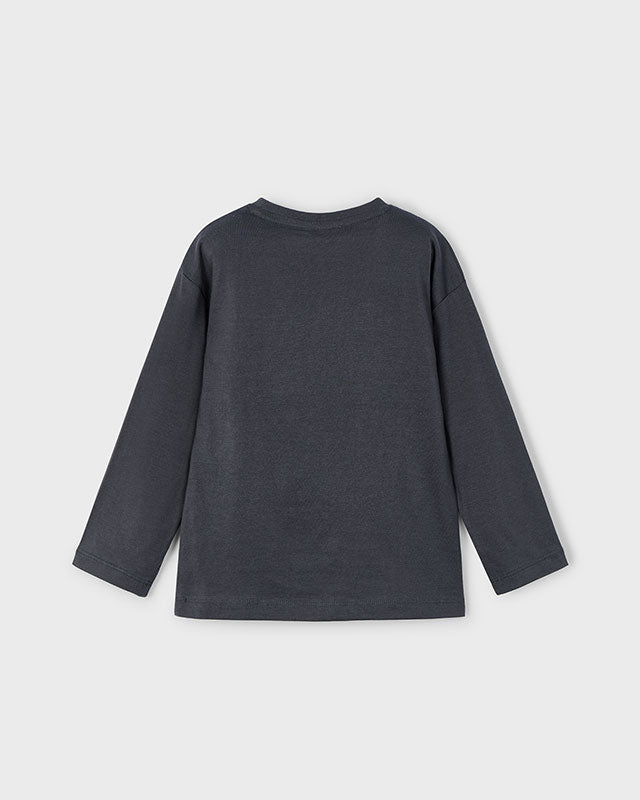 Maglietta manica lunga bambino Mayoral Bike liquirizia Mayoral Liquirizia