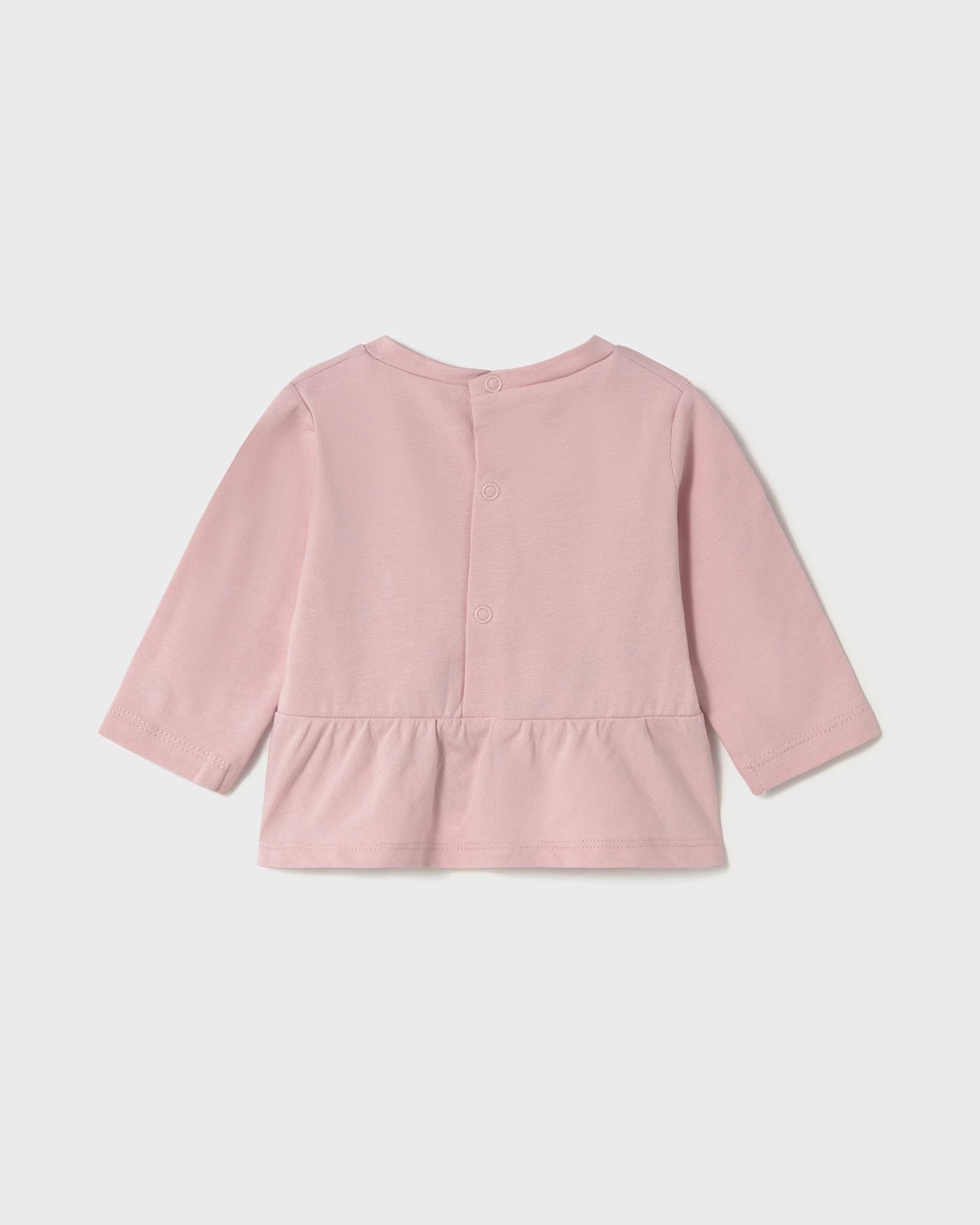 Maglietta manica lunga neonata Mayoral teddy rosa Mayoral Rosa