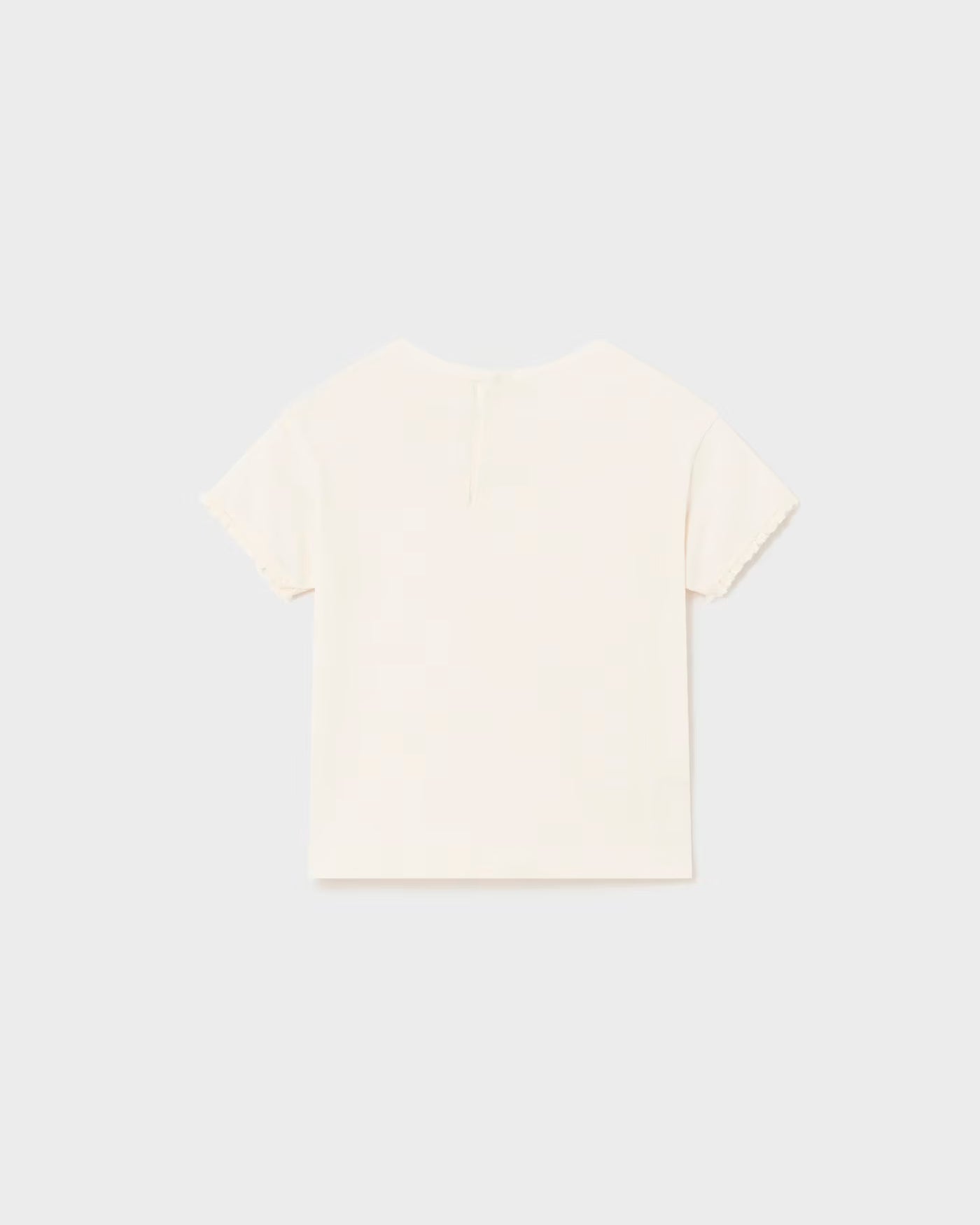 T-Shirt fresco cotone neonata Mayoral ricamata cecio Mayoral Cecio