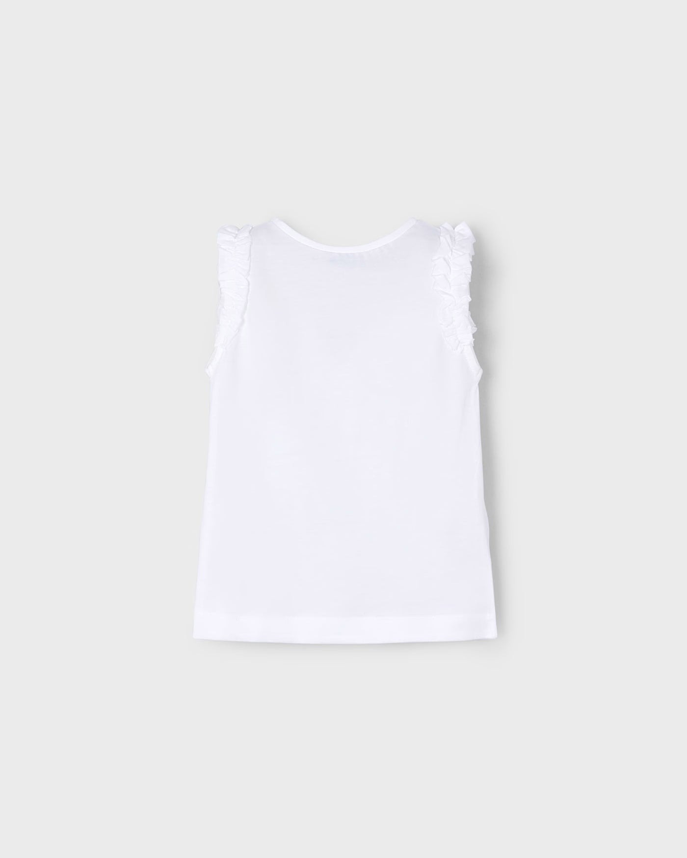 T-Shirt smanicata bambina Mayoral bianca - magenta anguria Mayoral Bianco