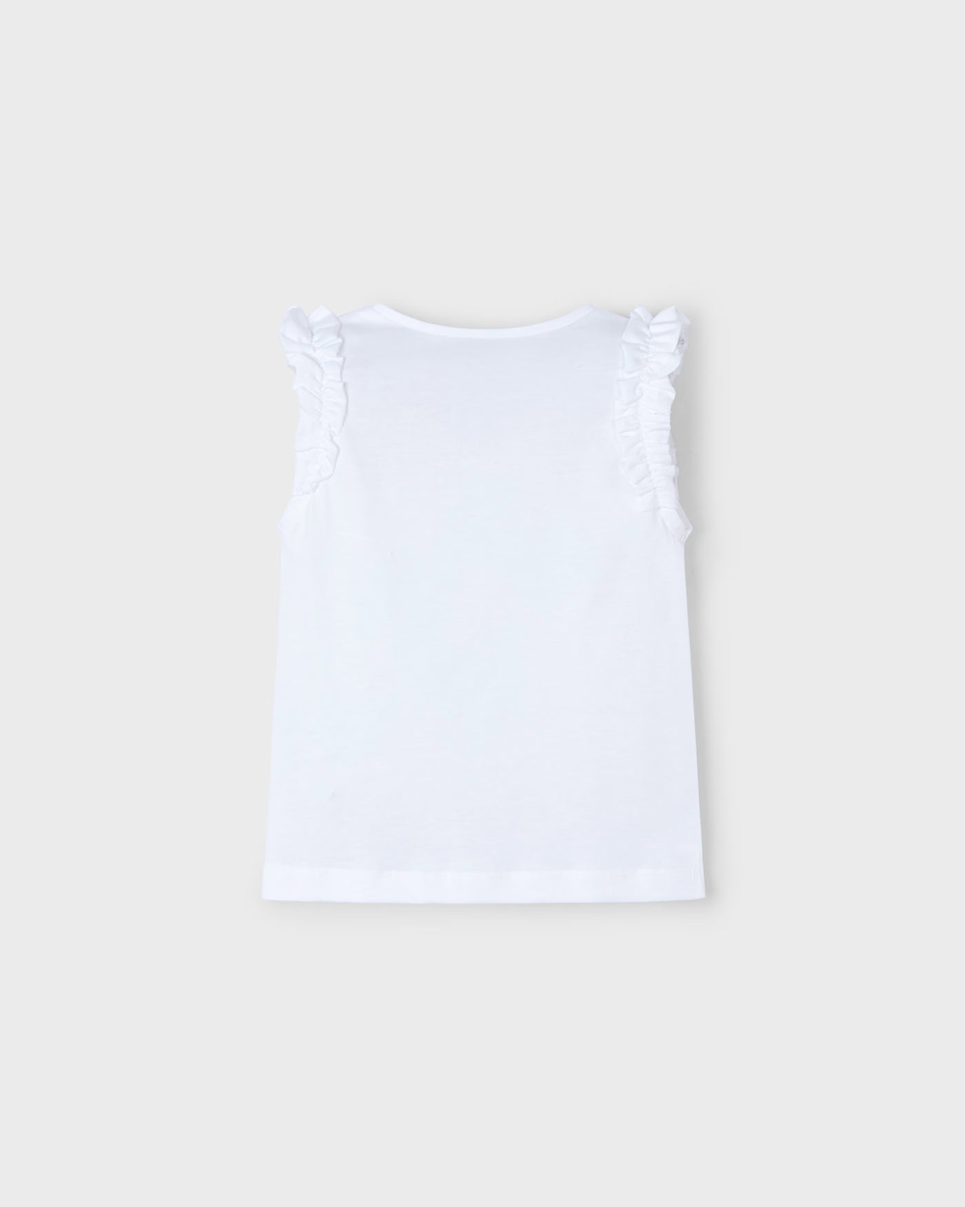 T-Shirt smanicata bambina Mayoral bianca anguria Mayoral Bianco