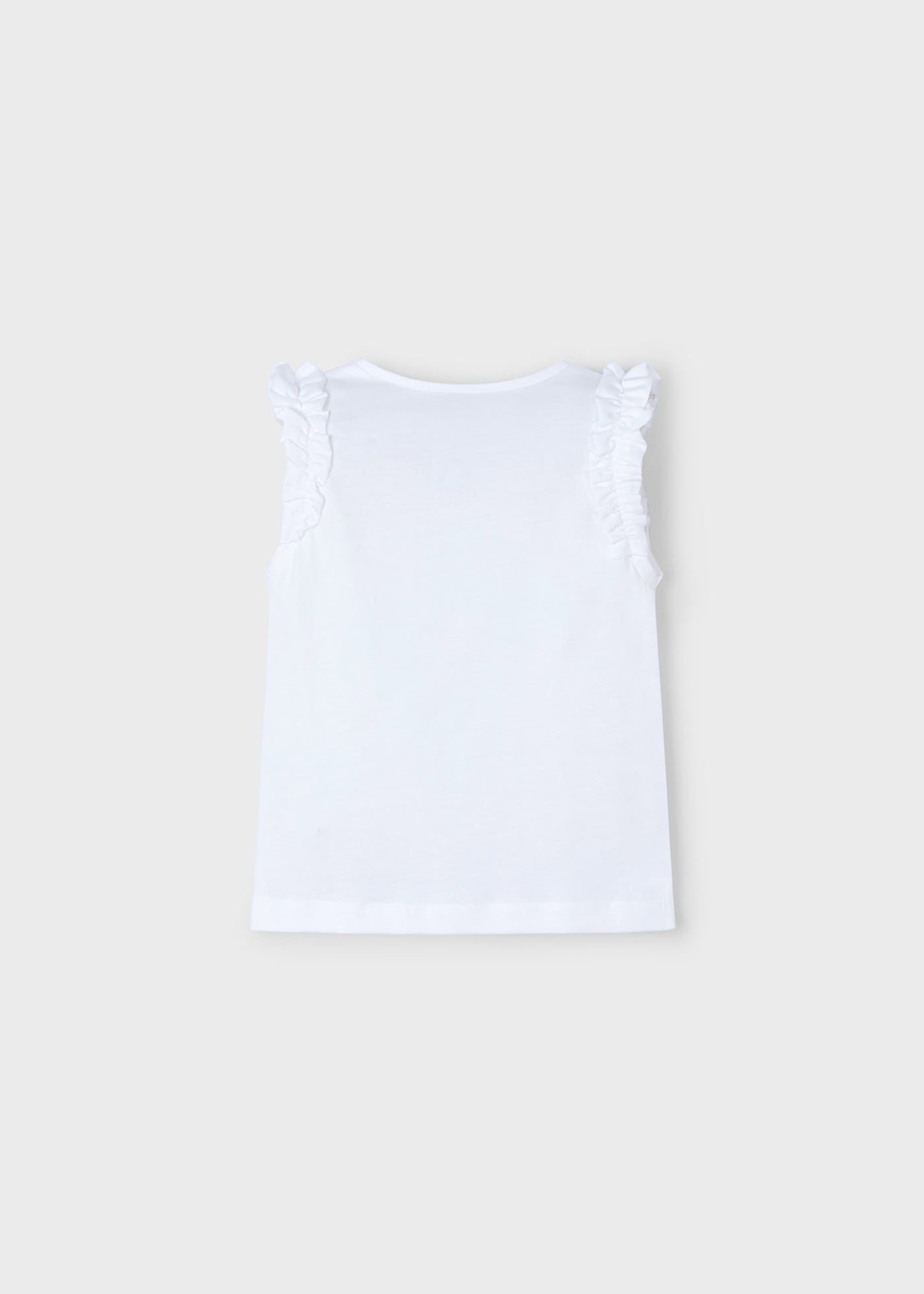 T-Shirt smanicata bambina Mayoral bianca anguria Mayoral Bianco