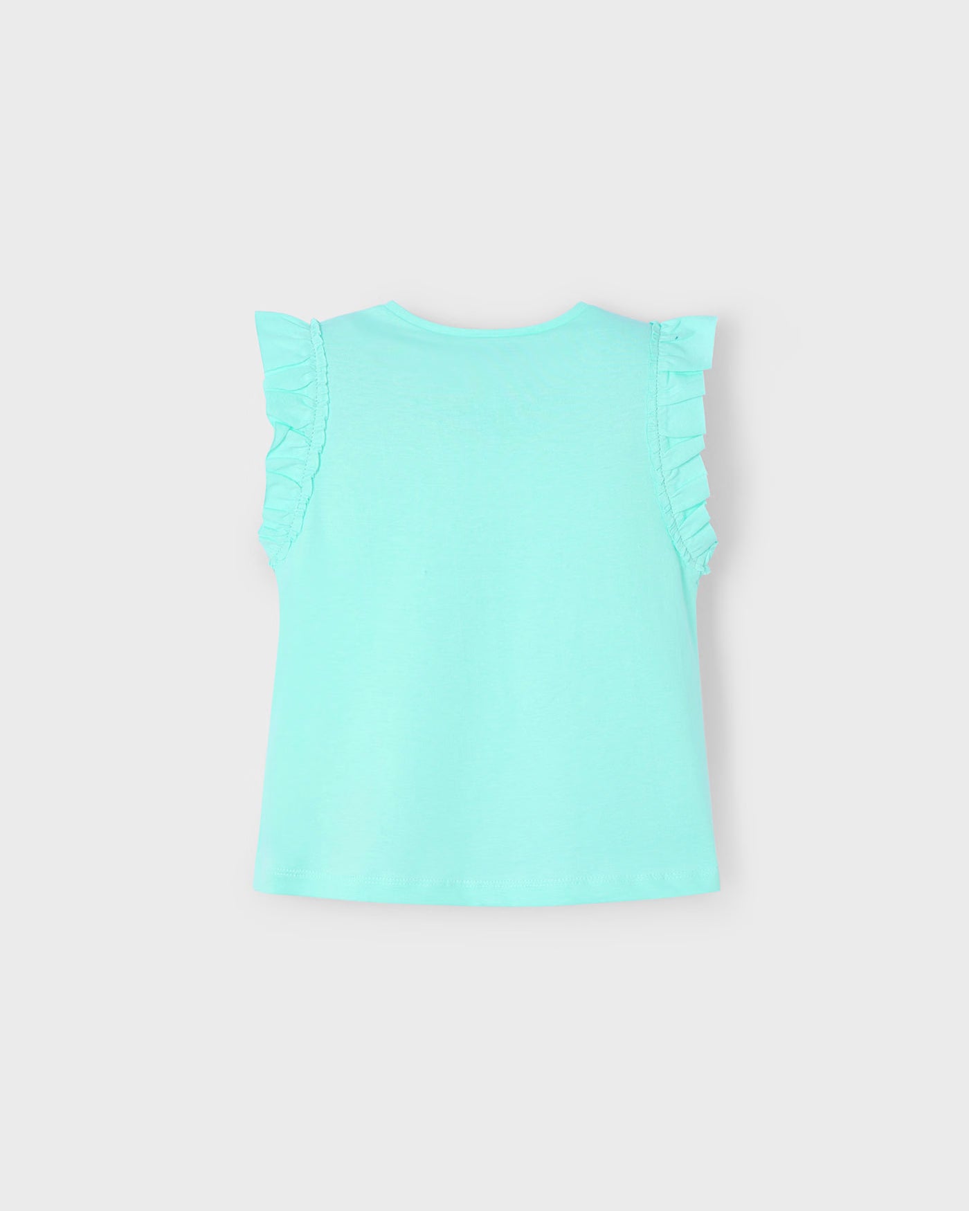 T-Shirt smanicata traforata bambina Mayoral acqua Mayoral 2 Anni 92cm