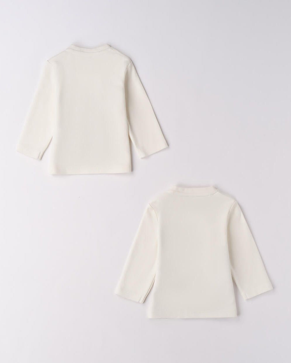 Maglietta caldo cotone neonato iDO Orsetto panna iDO 1 Mesi 56cm