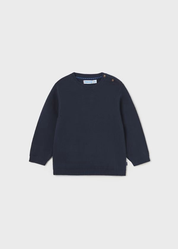 Maglioncino basico neonato Mayoral blu - ErreGiModaBimbo