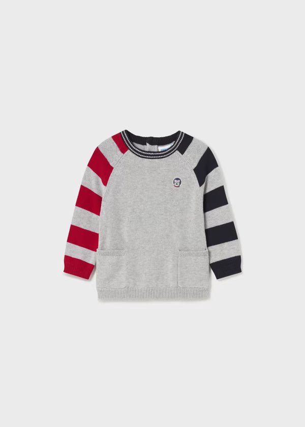 Maglioncino combinato neonato Mayoral grigio - ErreGiModaBimbo