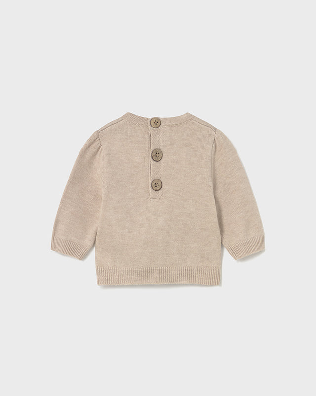 Maglioncino in maglia neonata Mayoral Newborn Bambola beige Mayoral 0-1 Mesi 55cm