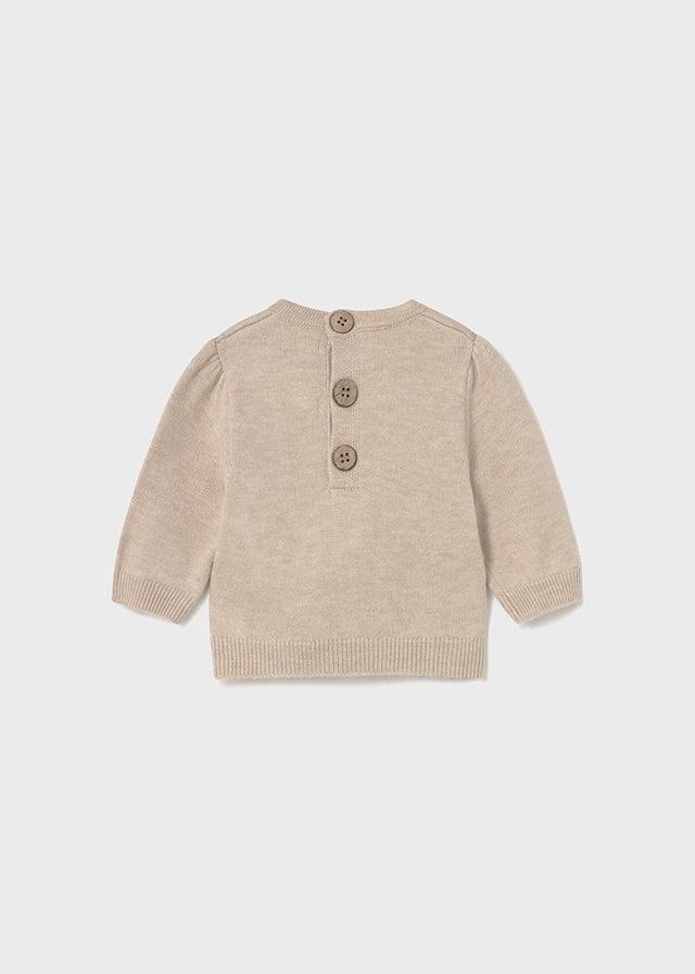 Maglioncino in maglia neonata Mayoral Newborn Bambola beige Mayoral 0-1 Mesi 55cm