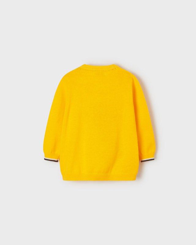 Maglioncino Jersey neonato Mayoral giallo giraffa - ErreGiModaBimbo