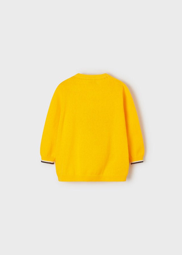 Maglioncino Jersey neonato Mayoral giallo giraffa - ErreGiModaBimbo