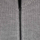 Maglioncino zip ragazzo Mayoral in tricot grigio tinta unita - ErreGiModaBimbo