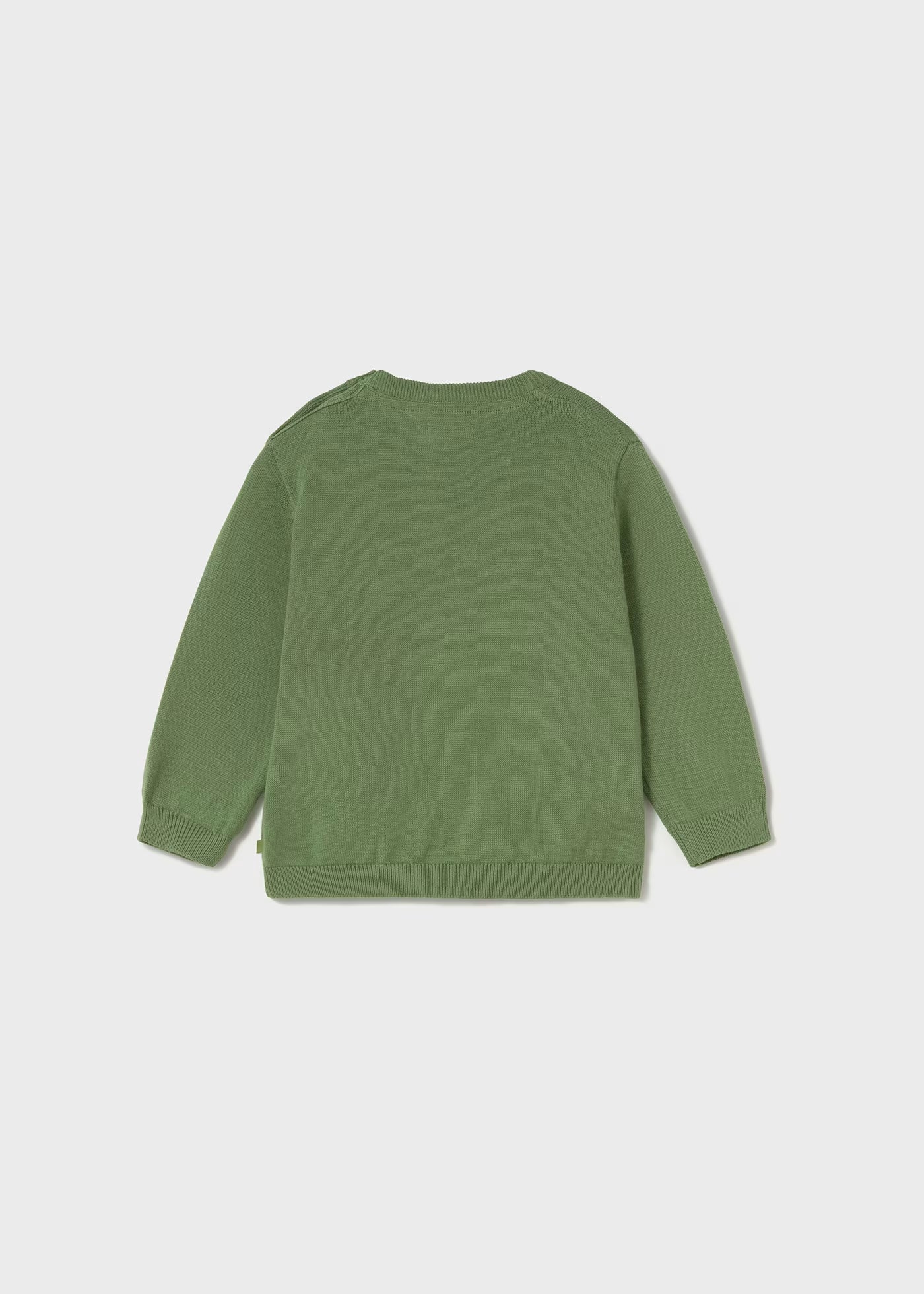 Maglione basico 100% cotone neonato Mayoral verde salvia Mayoral 6 Mesi 68cm
