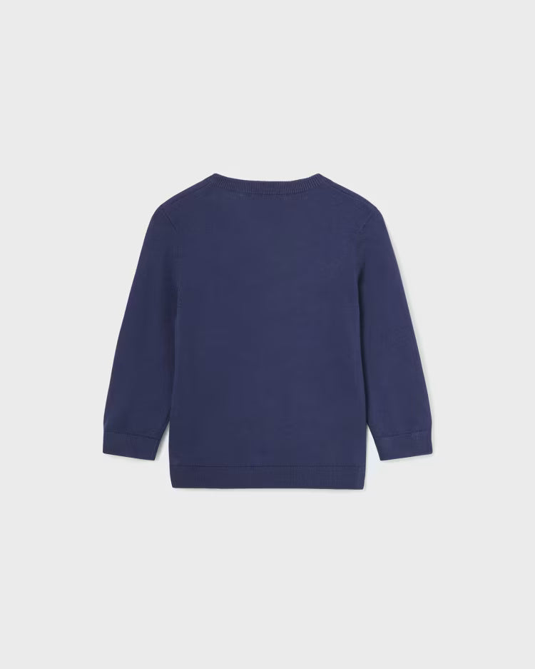 Maglione bottoni fresco cotone neonato Mayoral blu Mayoral Blu