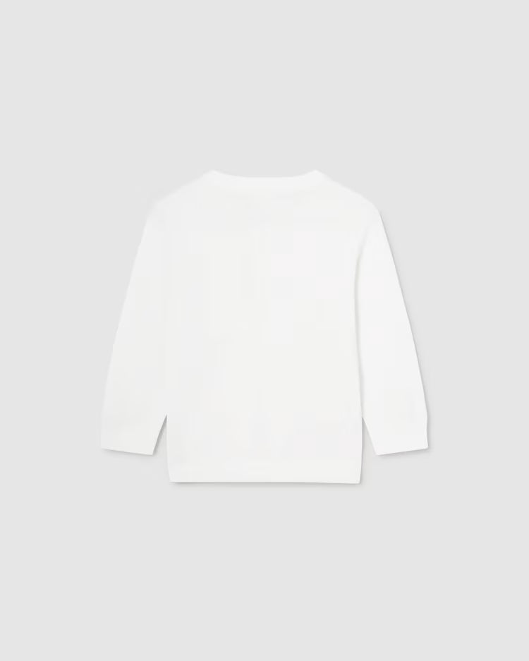 Maglione bottoni fresco cotone neonato Mayoral panna Mayoral Panna