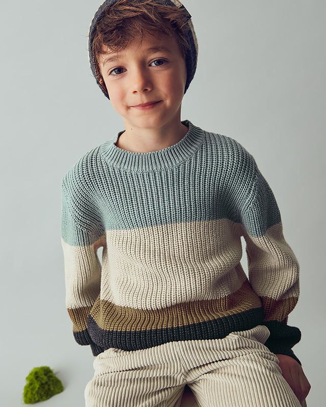 Maglione dettagli costine bambino Mayoral fasce Mayoral 2 Anni 92cm
