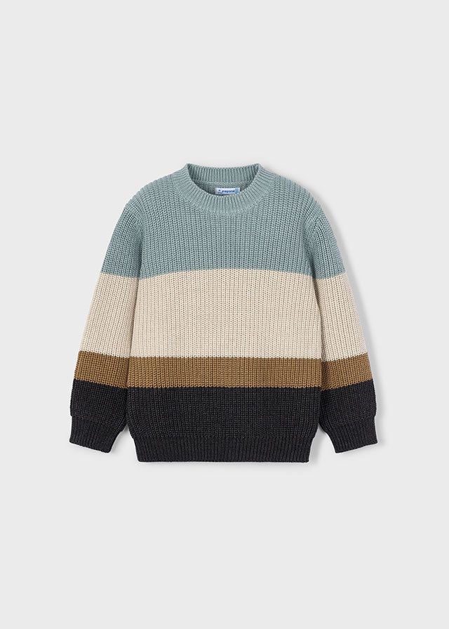 Maglione dettagli costine bambino Mayoral fasce Mayoral 2 Anni 92cm