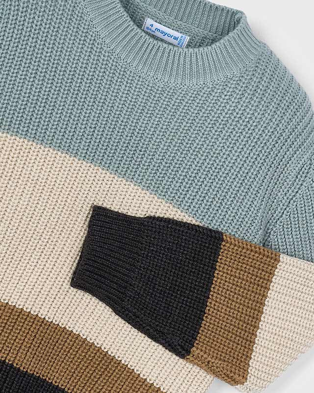 Maglione dettagli costine bambino Mayoral fasce Mayoral 2 Anni 92cm