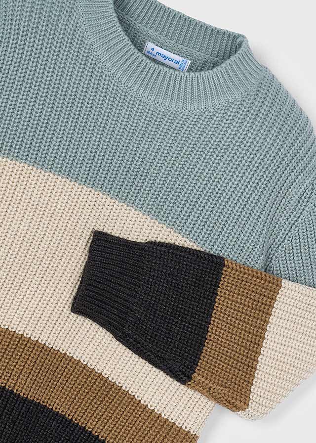 Maglione dettagli costine bambino Mayoral fasce Mayoral 2 Anni 92cm