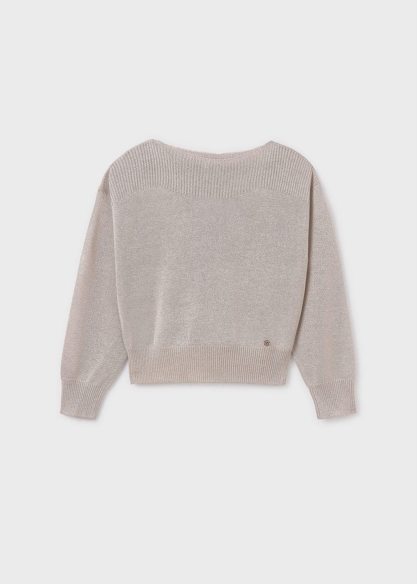 Maglione dettagli costine ragazza Mayoral beige Mayoral Beige