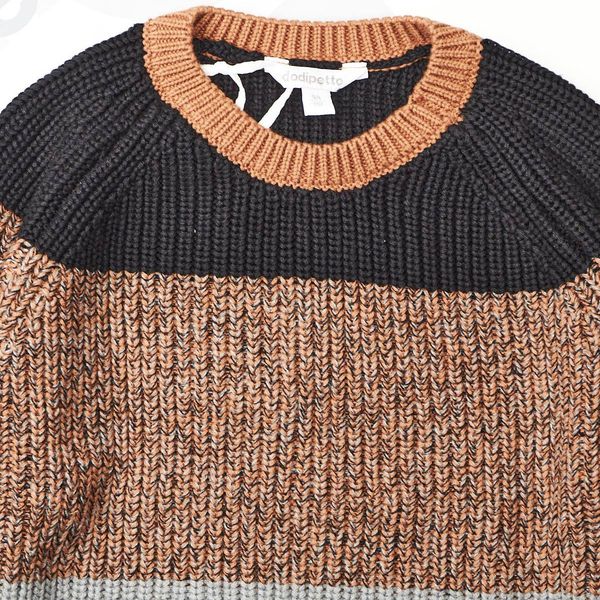 Maglione girocollo bambino Dodipetto tricolor di puro cotone - ErreGiModaBimbo