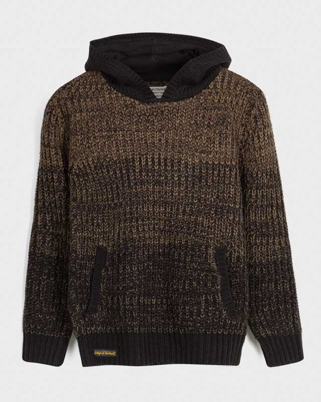 Maglione Jersey con cappuccio ragazzo Mayoral marrone - ErreGiModaBimbo