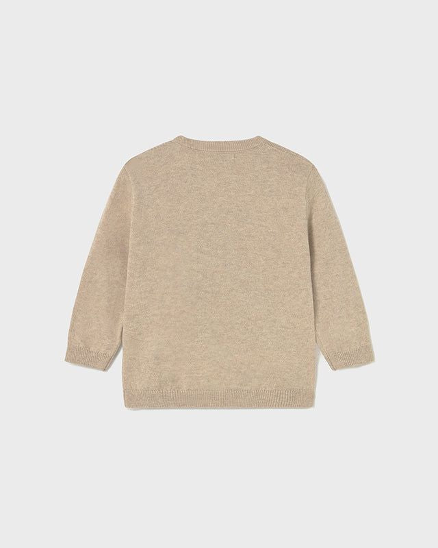 Maglione neonato Mayoral motivo intarsio Cane beige Mayoral 6 Mesi 68cm