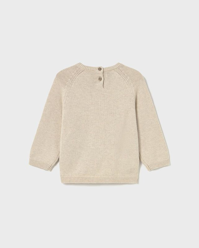 Maglione neonato Mayoral motivo peloso Cavallo beige Mayoral 6 Mesi 68cm