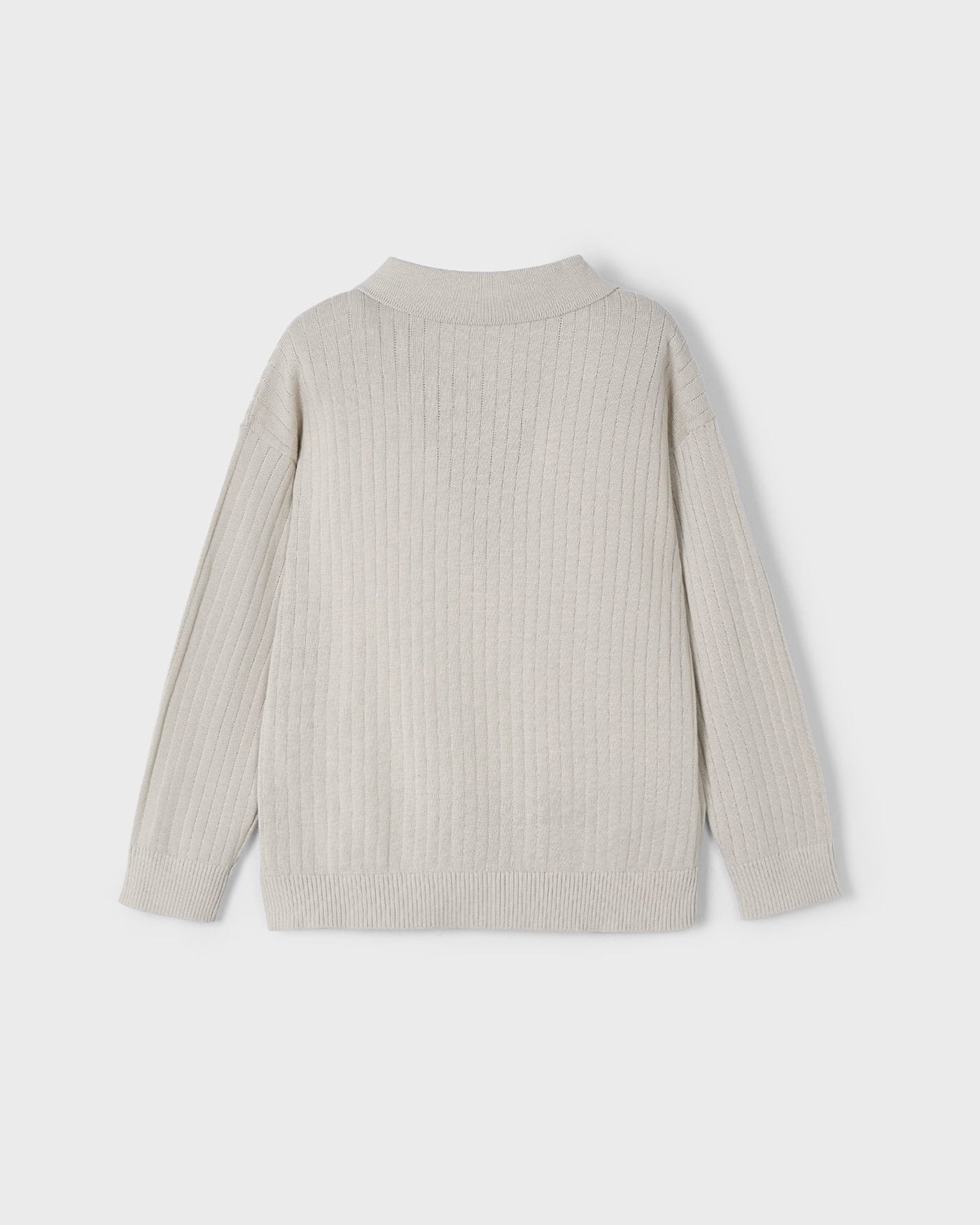 Maglione polo a costine bambino Mayoral grigio pietra Mayoral 2 Anni 92cm