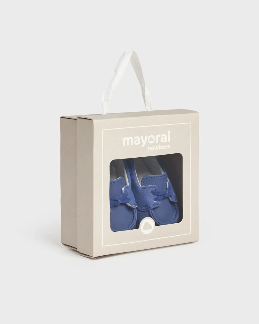 Mocassino per neonato Mayoral Newborn blu - ErreGiModaBimbo