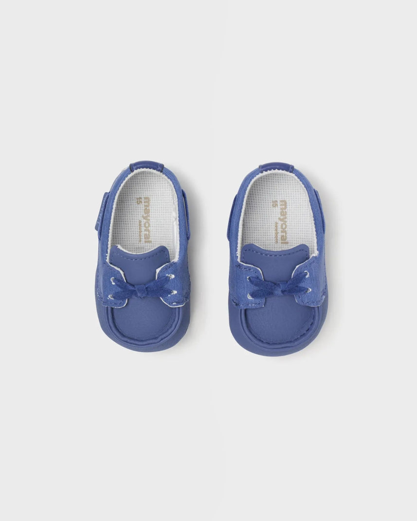Mocassino per neonato Mayoral Newborn blu - ErreGiModaBimbo