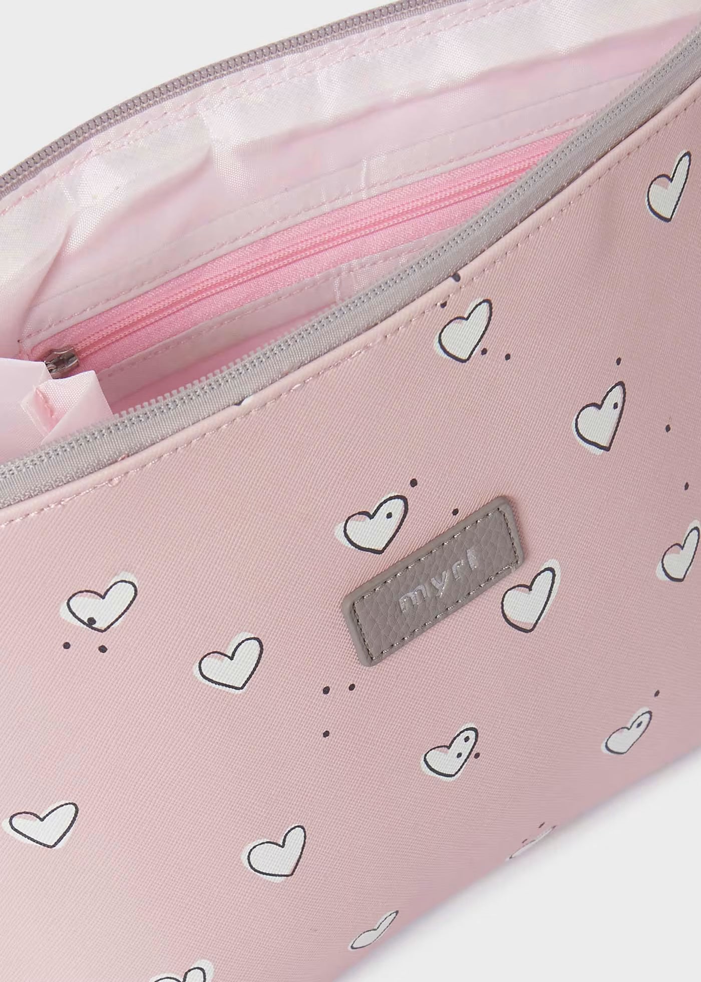 Beauty case multiuso attacco velcro Mayoral Newborn rosa cuori Mayoral