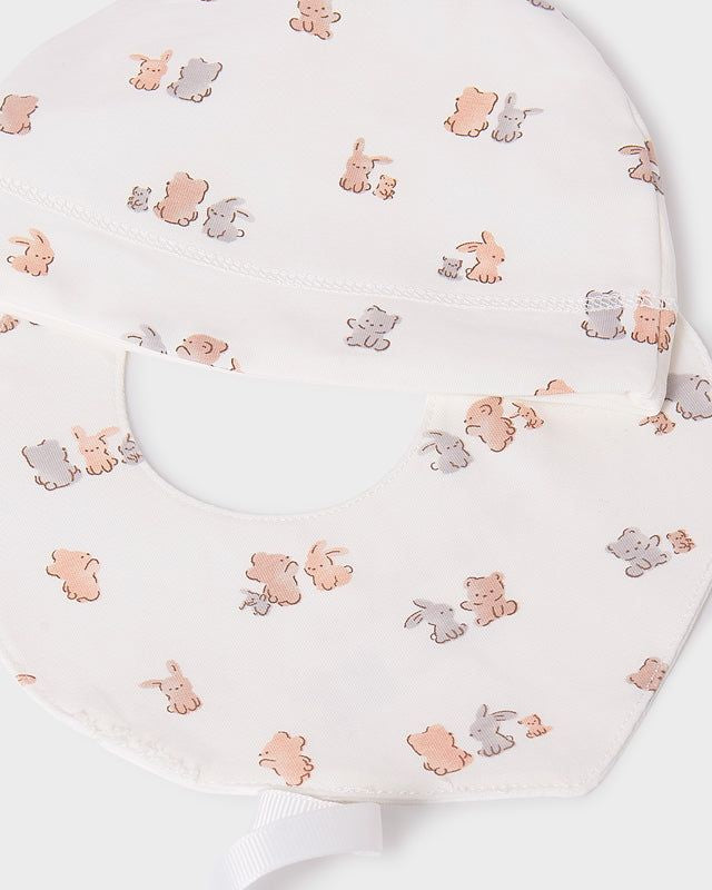 Pagliaccetto 3 pezzi unisex neonati Mayoral Newborn Coniglietti Mayoral Bianco