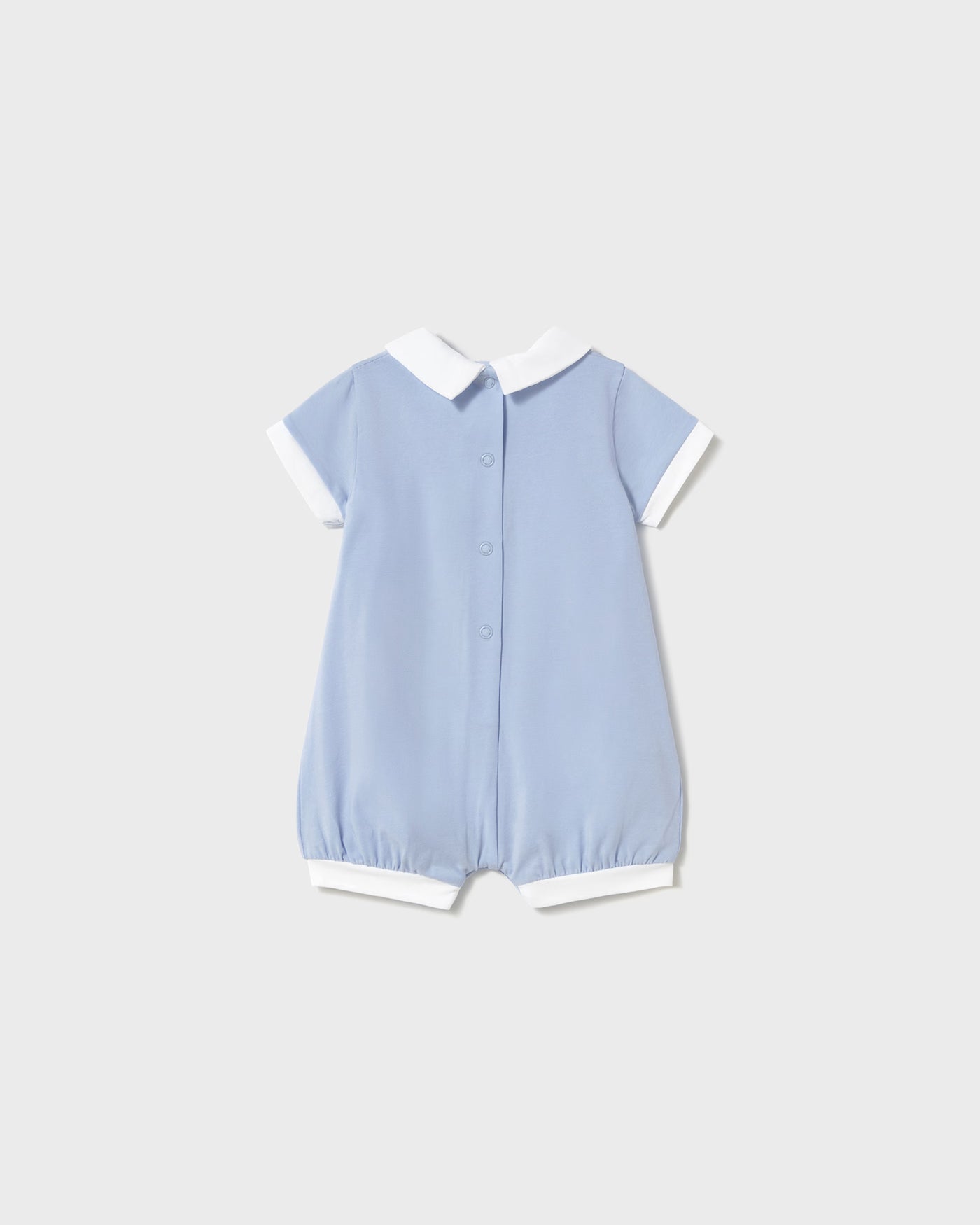 Pagliaccetto ricamo castello neonato Mayoral Newborn azzurro Mayoral Azzurro