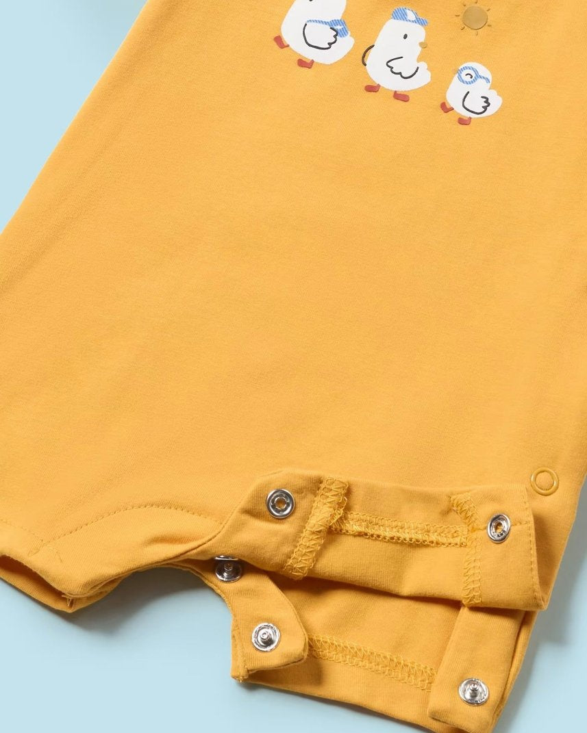 Pagliaccetto fresco cotone neonato Mayoral Newborn Pulcini Mayoral Bianco