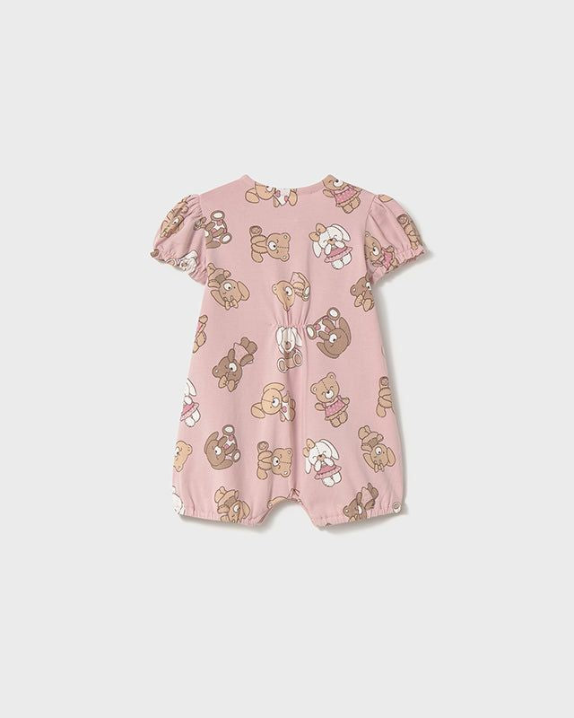 Pagliaccetto neonata Mayoral Newborn grafica orsetti rosa Mayoral Rosa