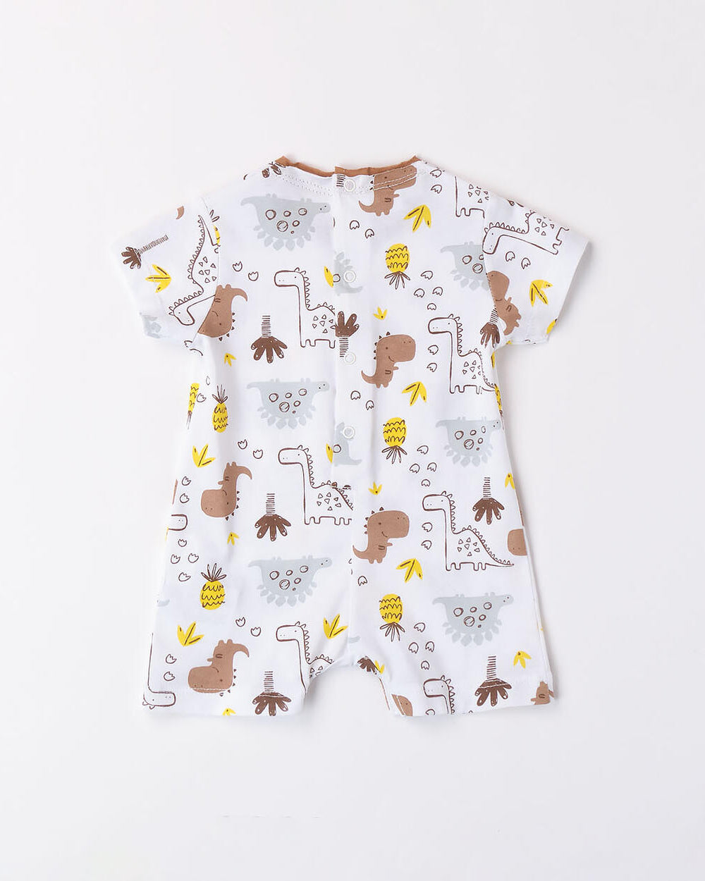 Pagliaccetto neonato iDO Dinosauri bianco e cacao iDO Bianco